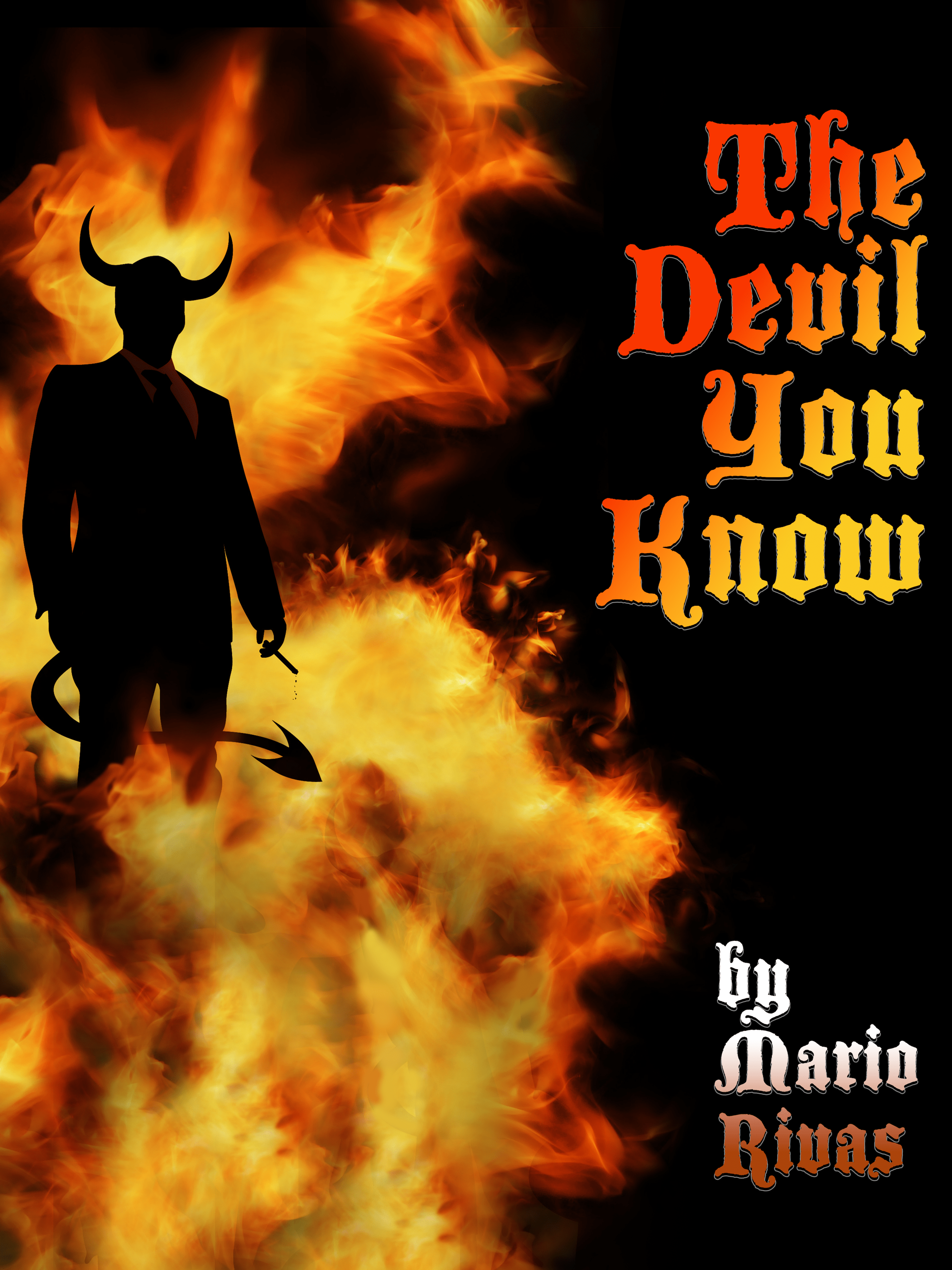Mock poster for short play The Devil You Know, by Mario Rivas